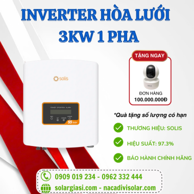 Inverter Mini Solis S6-GR1P3K-M | Inverter solis 1 pha 3KW