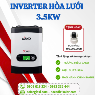 Inverter Sako 3,5kw – Biến tần Sako 3,5KW – 24VDC  SUNON PRO 3,5KW