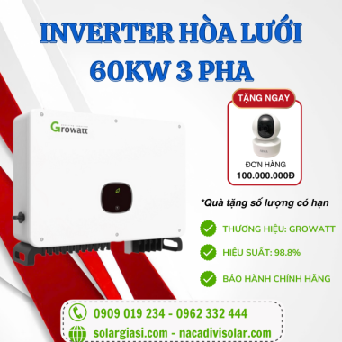 Inverter Growatt 60kW MAC 60KTL3-X LV