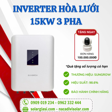 Biến tần Sungrow 15kW 3 Pha 380V SG15KTL-M