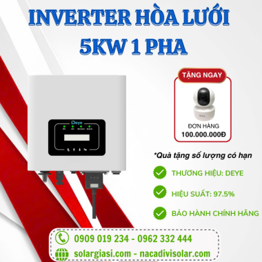 Inverter hòa lưới Deye 5KW - SUN-5K-G04
