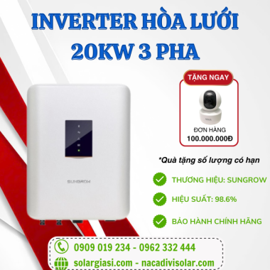 Inverter Sungrow 20kW 3 Pha SG20KTL-M
