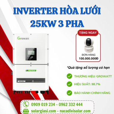 Inverter Growatt 25kW (25000TL3-S)