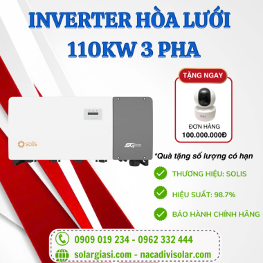 Inverter Solis 3 pha 110kW SOLIS-110K-5G-PRO