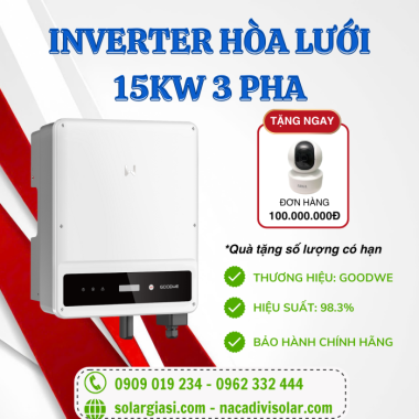 Inverter Goodwe 15kW 3 Pha