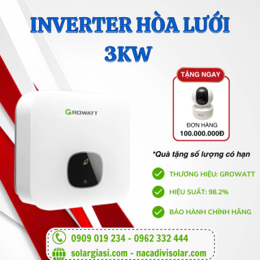 Inverter Growatt MIC 3kW | MIC 3000TL-X