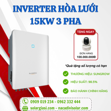 Inverter Sungrow 15kW 3 pha SG15RT
