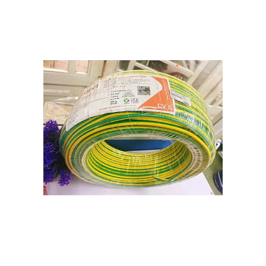 Dây te Cadivi Vàng Xanh cv 6.0 mm (dây tiếp địa , PE )