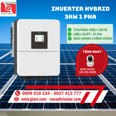 Inverter Deye Hybrid 3KW SUN-3K-SG04LP1-EU-SM1