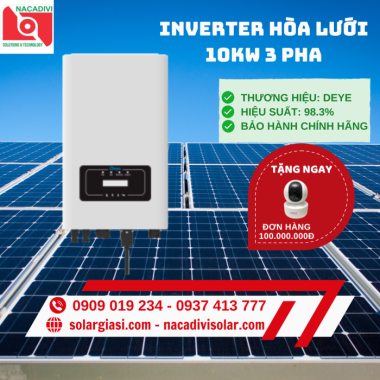 Inverter Hòa Lưới 10kW 3 Pha - SUN-10K-G06