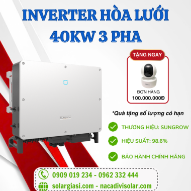 Inverter hòa lưới 40kw 3 pha SG40CX