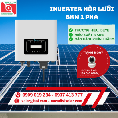 Inverter Hòa Lưới Deye SUN-6K-G05P1-EU-AM2