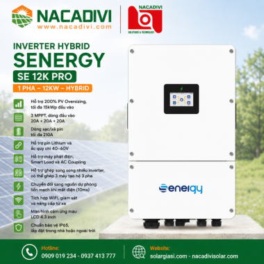 INVERTER HYBRID SENERGY - 1PHA SE SE 12K PRO