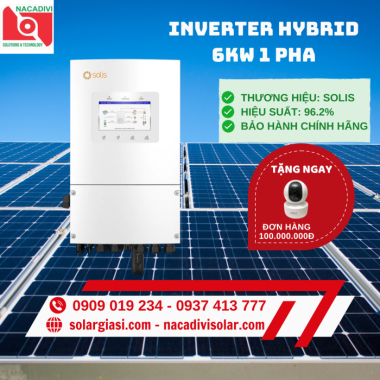 Inverter hybrid Solis S6-EH1P6K-L-PLUS