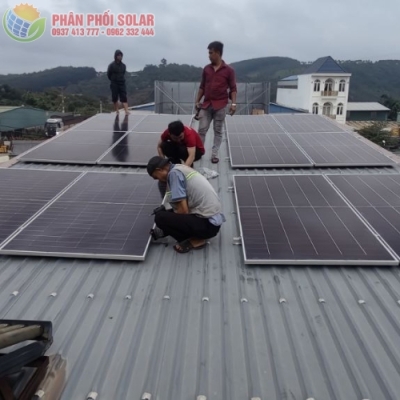 Nacadivi thi công lắp đặt điện năng lượng 16kwp tại Đăk Nông