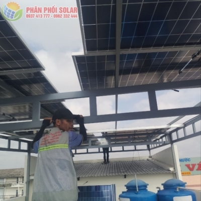 Nacadivi thi công lắp đặt điện năng lượng 16kwp tại Sóc Trăng