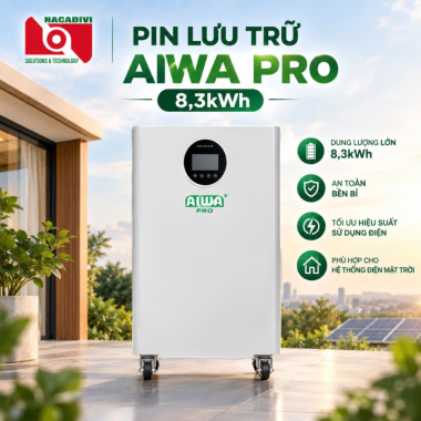 PIN LƯU TRỮ  LITHIUM AIWAPRO 8.3KW- 51,2V