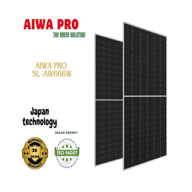 Tấm Pin Năng Lượng Mặt Trời AIWA Pro 600W
